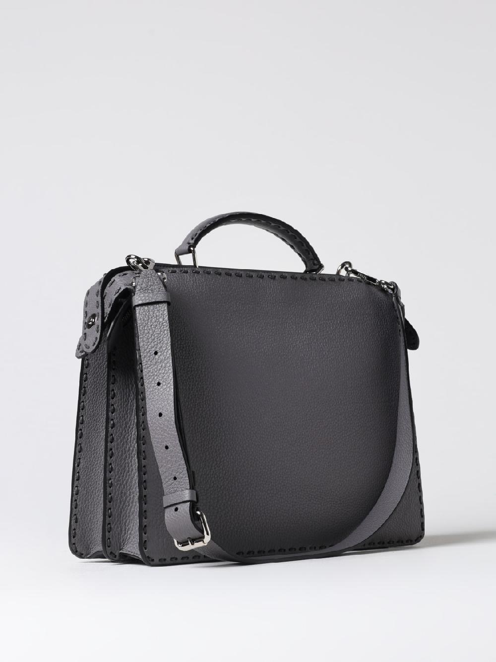 Giglio Borsa Peekaboo Fendi in pelle a grana Vendita Economica