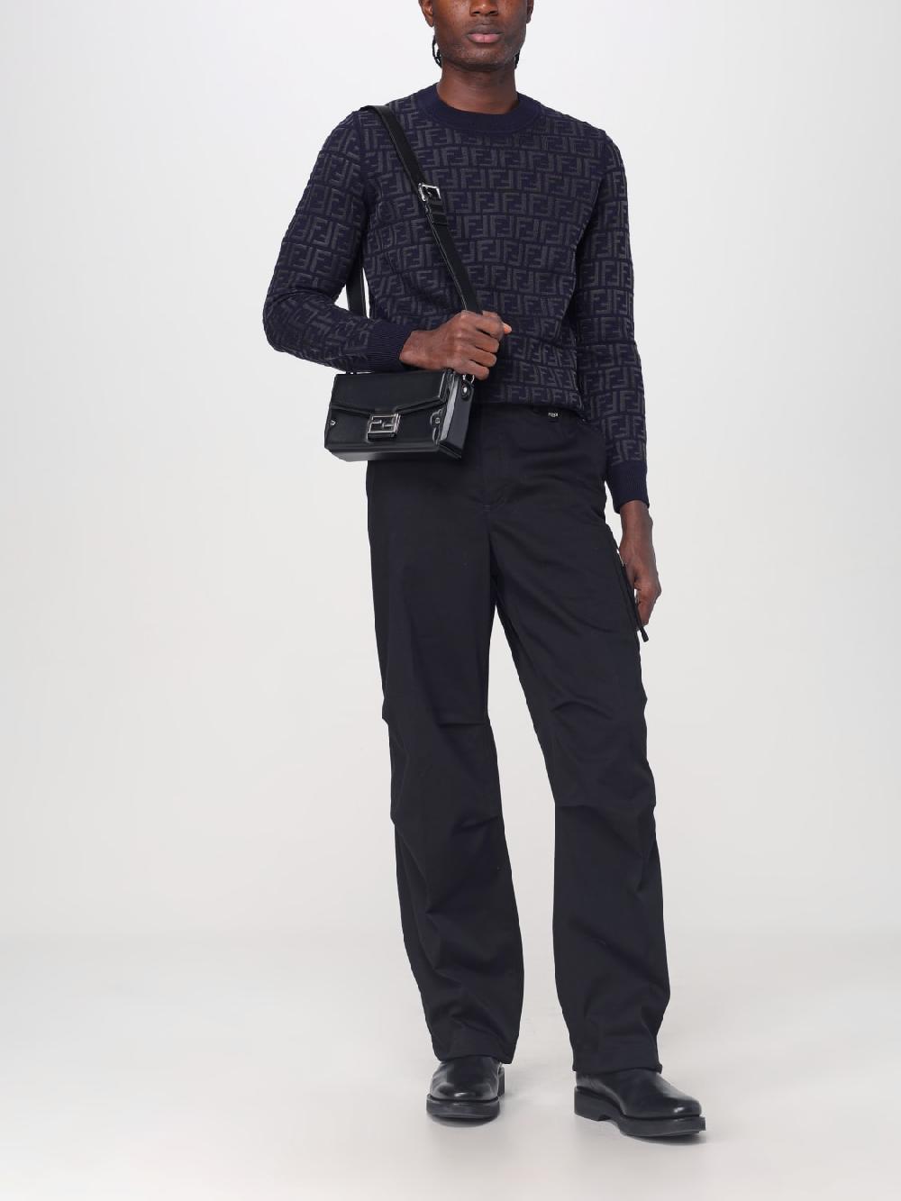 Giglio Borsa Baguette Soft Trunk Fendi in nappa In Saldo