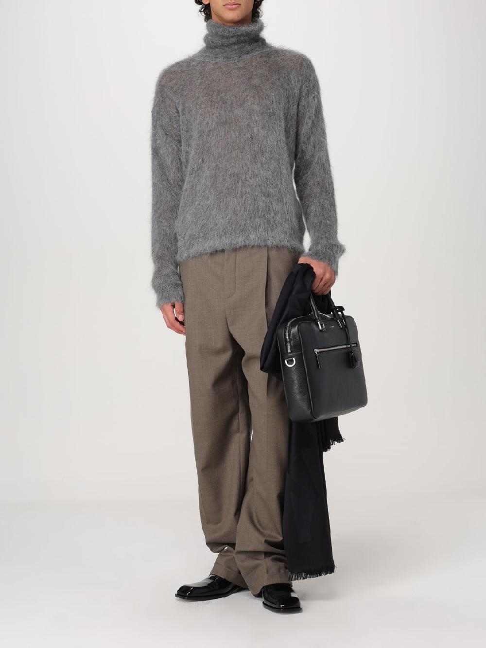Giglio Borsa da lavoro Sac de Jour Souple Saint Laurent in pelle Spedizione gratuita