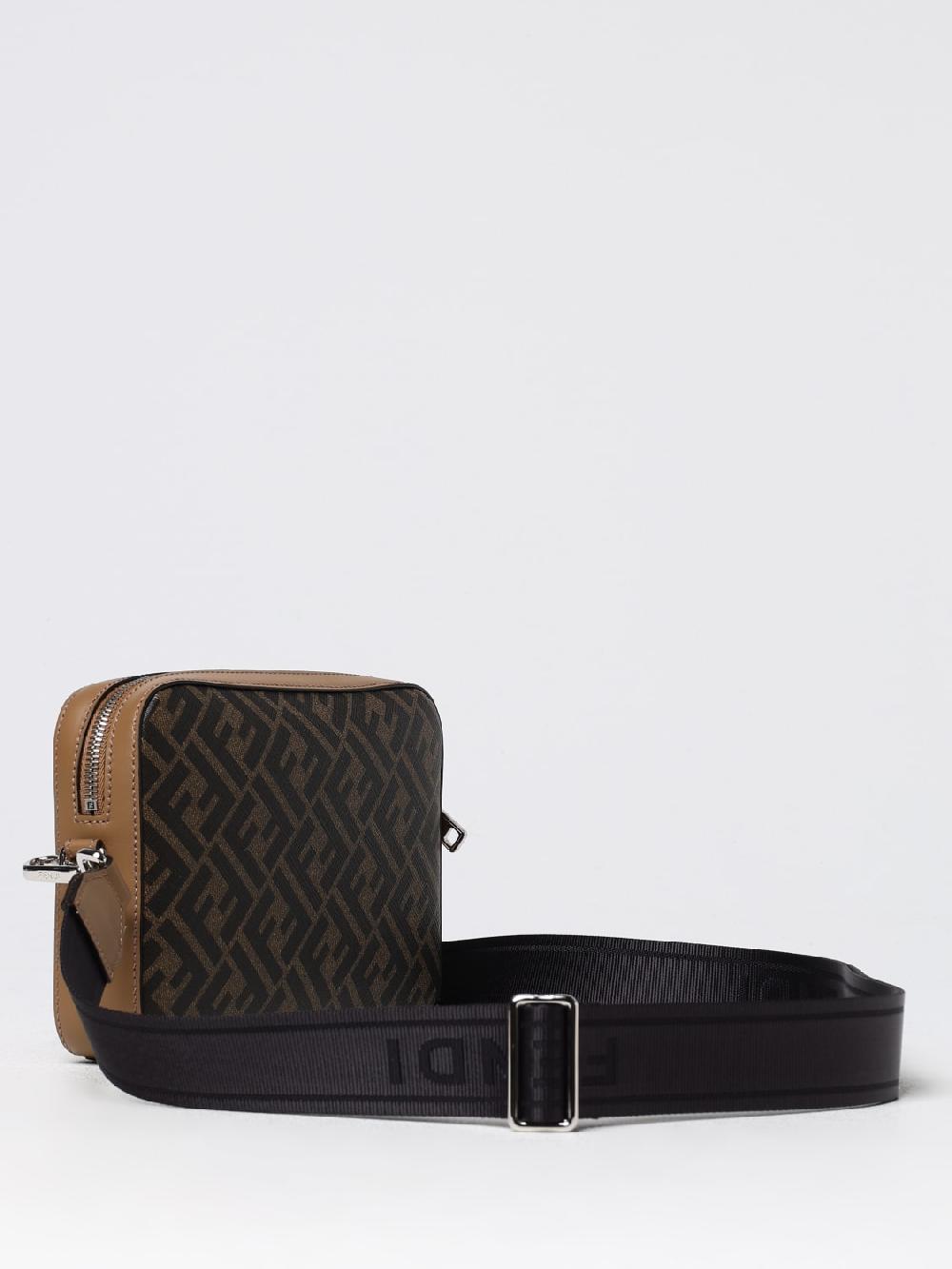 Giglio Borsa Diagonal Fendi in pelle e cotone spalmato Vendite stagionali