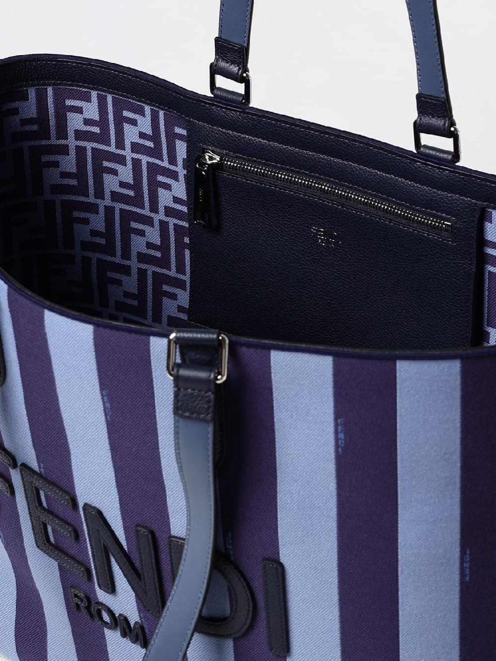 Giglio Borsa Fendi in tessuto FF jacquard e pelle Cyber Monday