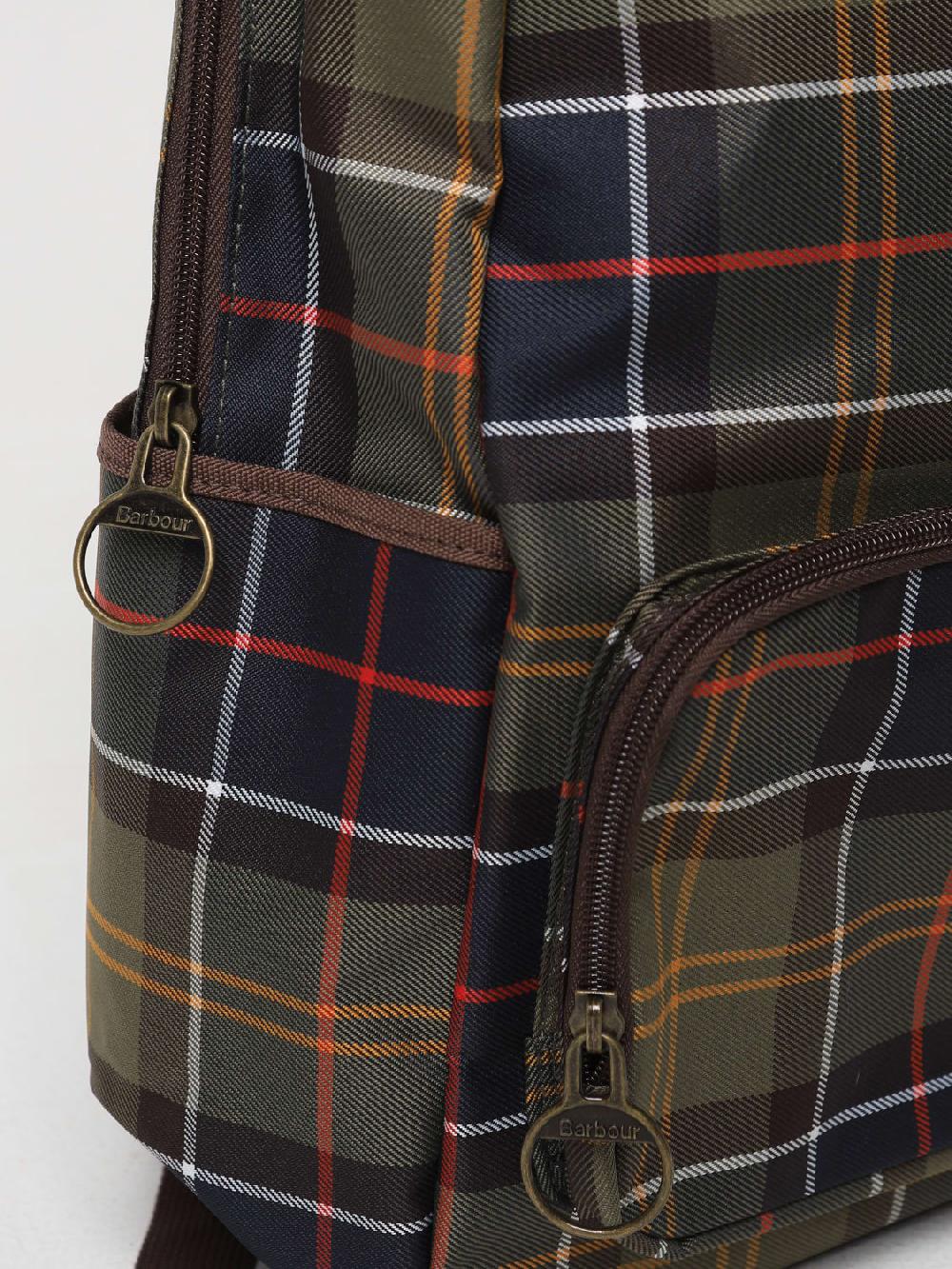 Giglio Zaino Torridon Barbour in nylon stampa tartan Vendita calda