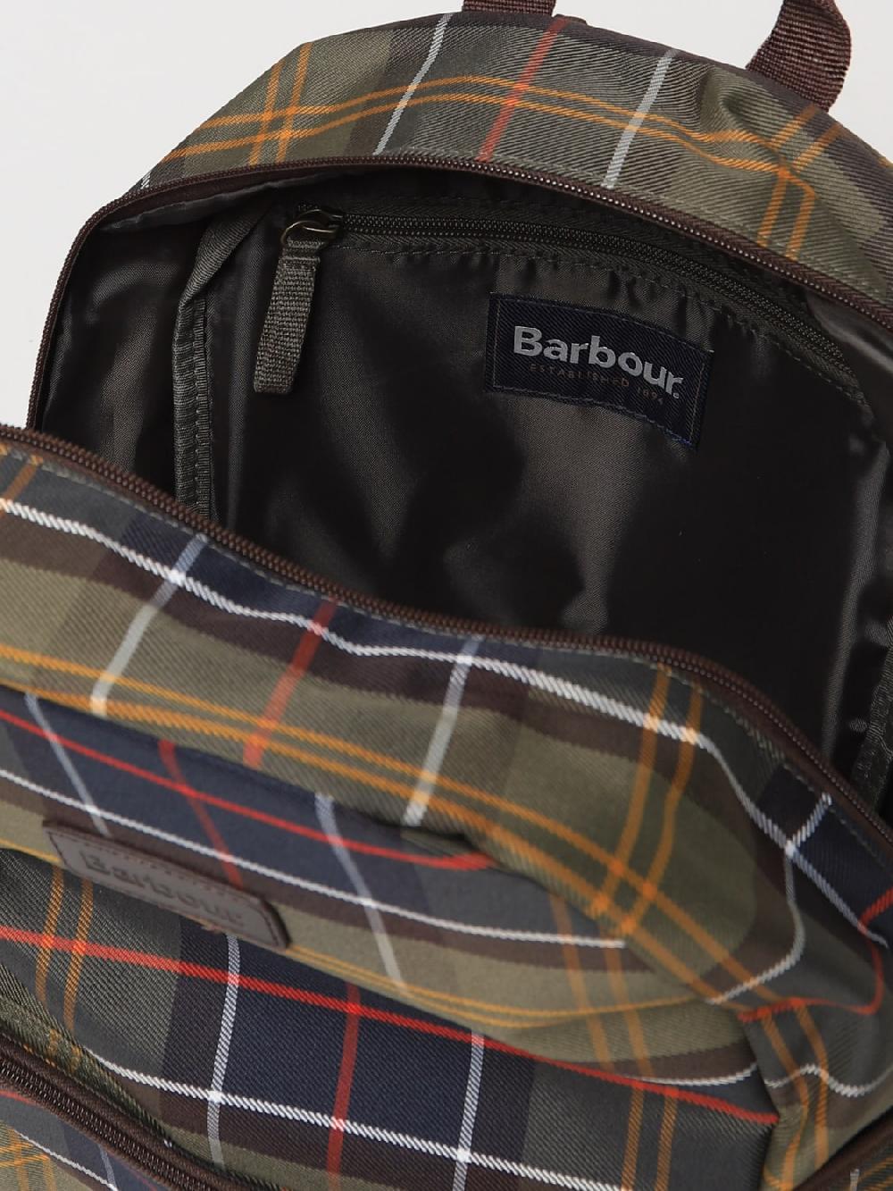 Giglio Zaino Torridon Barbour in nylon stampa tartan Vendita calda