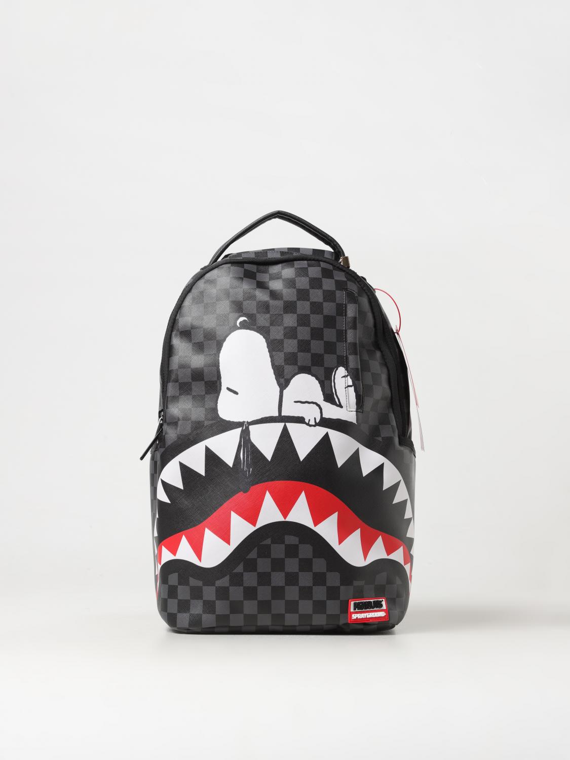 Giglio Zaino Snoopy Chilling Sprayground in cotone spalmato saffiano stampato