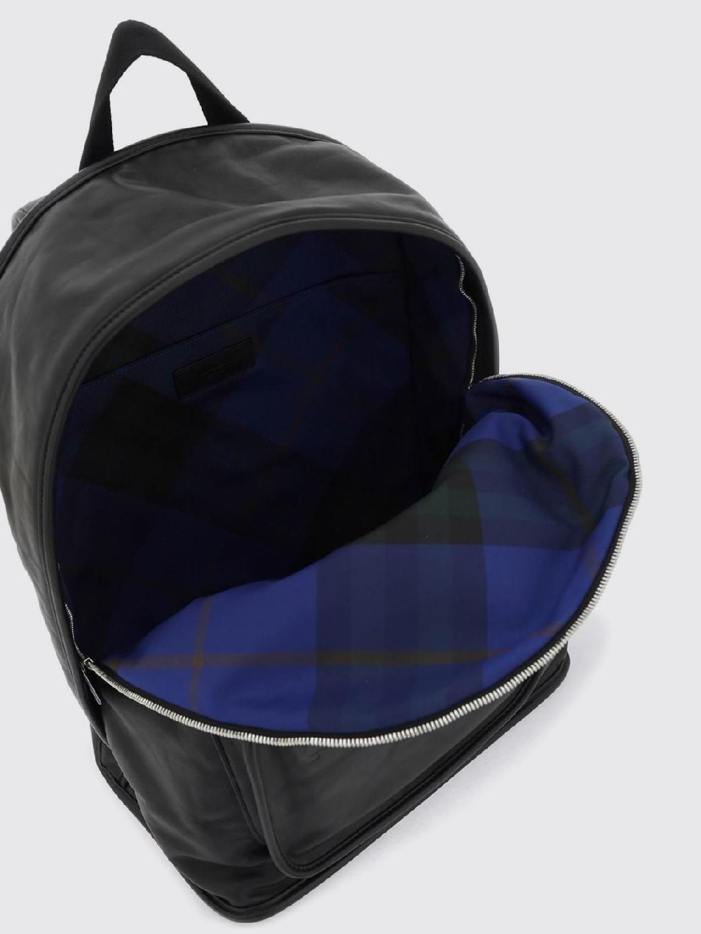 Giglio Zaino Shield Burberry in pelle increspata Liquidazione