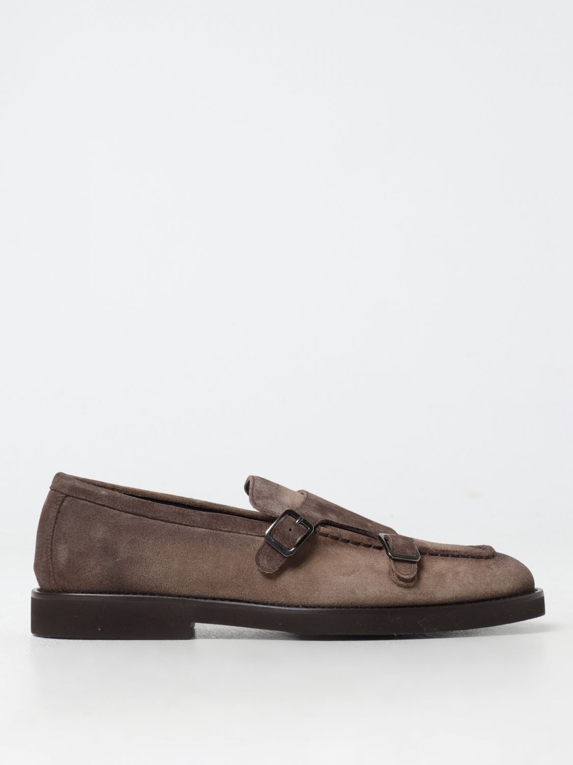 Giglio Monk Strap Doucal's in camoscio Rilascio limitato