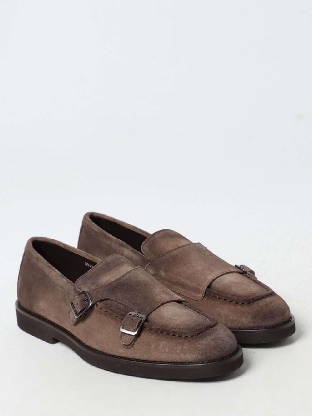 Giglio Monk Strap Doucal's in camoscio Rilascio limitato