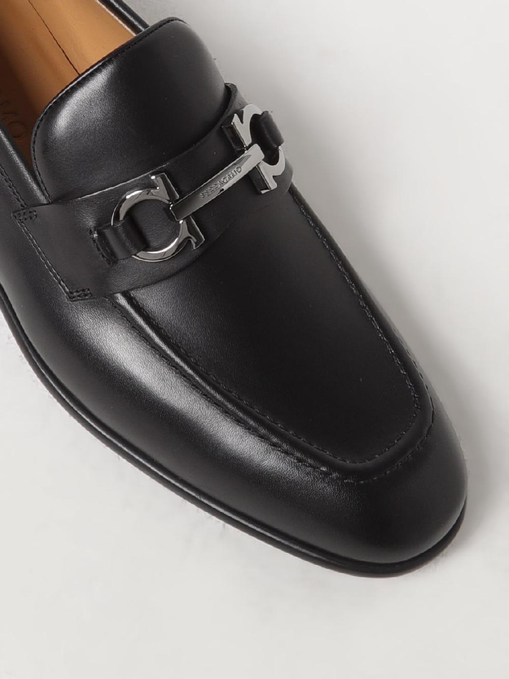 Giglio Mocassino Gancini Ferragamo in pelle Offerta speciale della fabbrica