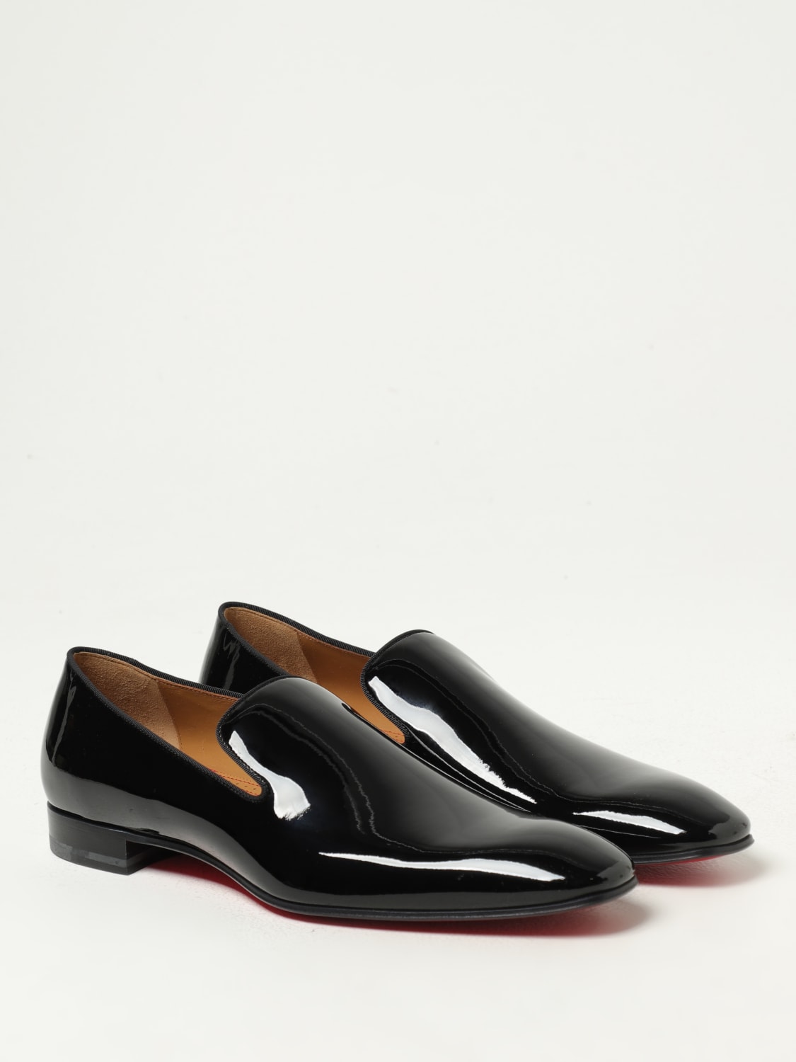 Giglio Mocassino Christian Louboutin in vernice Black Friday Prezzi