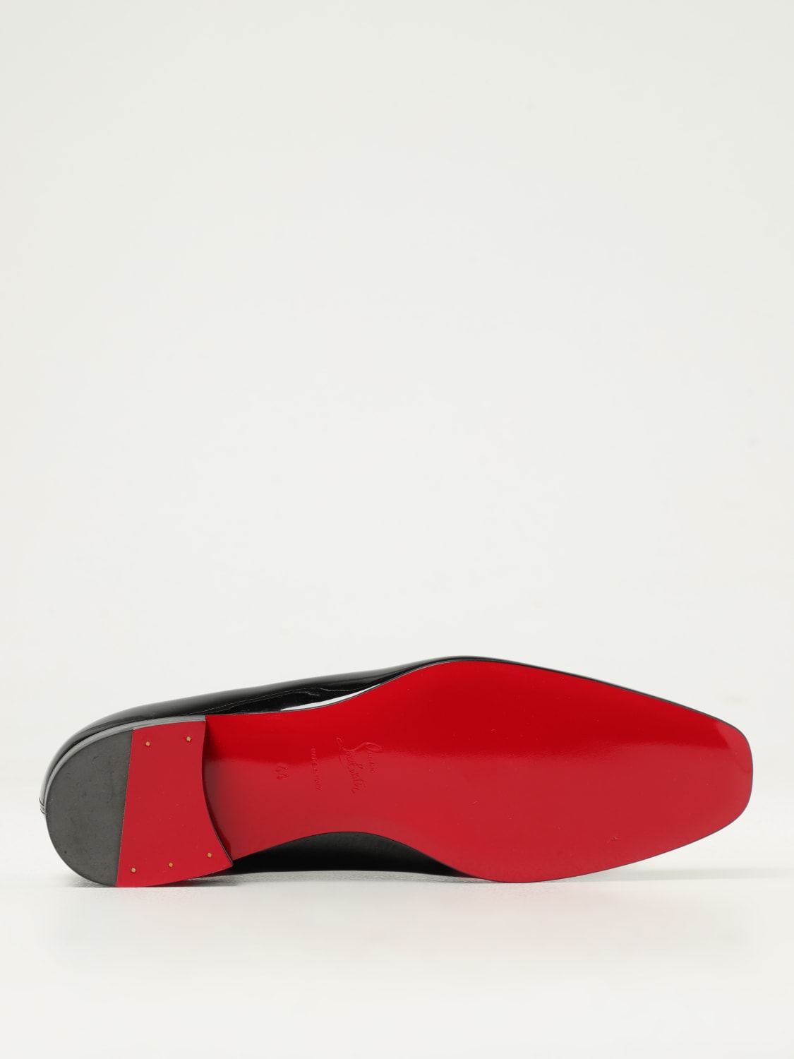 Giglio Mocassino Christian Louboutin in vernice Black Friday Prezzi