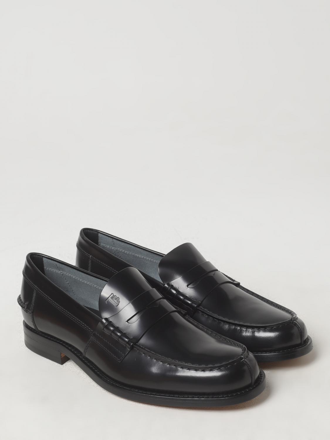 Giglio Mocassino Tod's in pelle spazzolata Italia