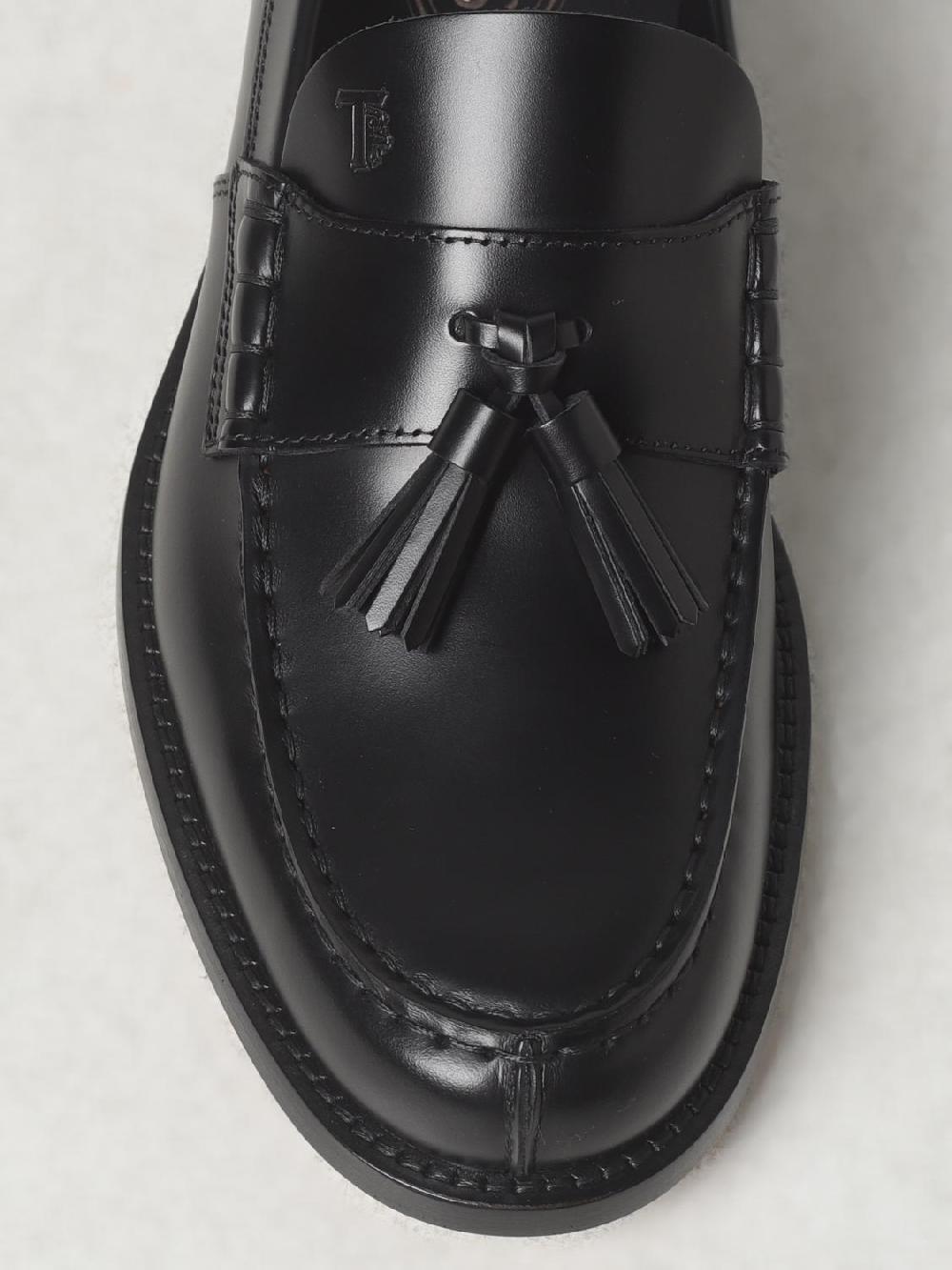 Giglio Mocassino Tod's in pelle spazzolata Italia