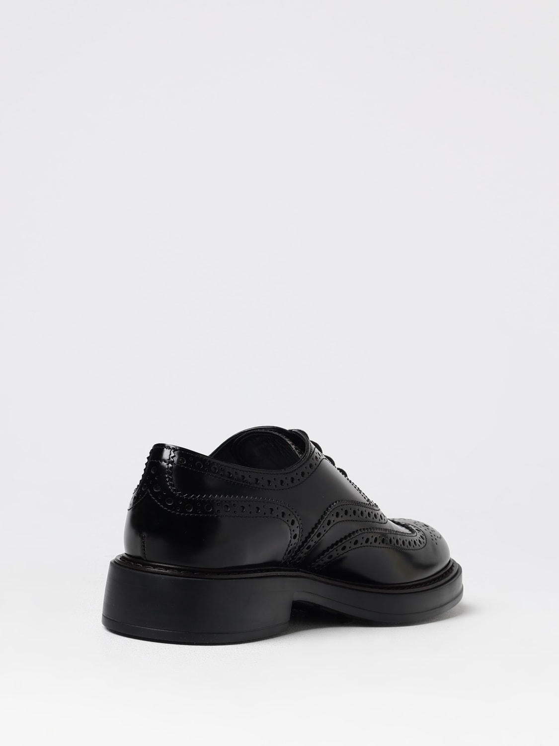 Giglio Derby Tod's in pelle spazzolata con motivo brogue Soddisfazione Garantita