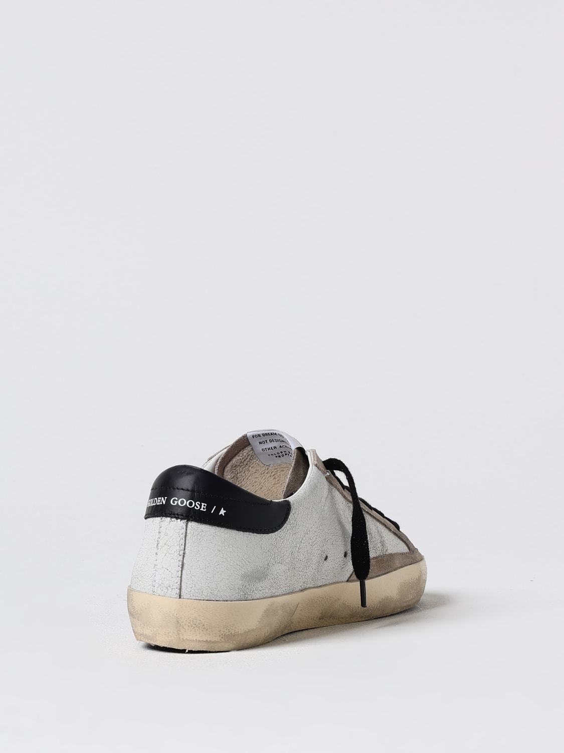 Giglio Sneakers Super-Star Golden Goose in pelle cracklè e camoscio used Convenienza