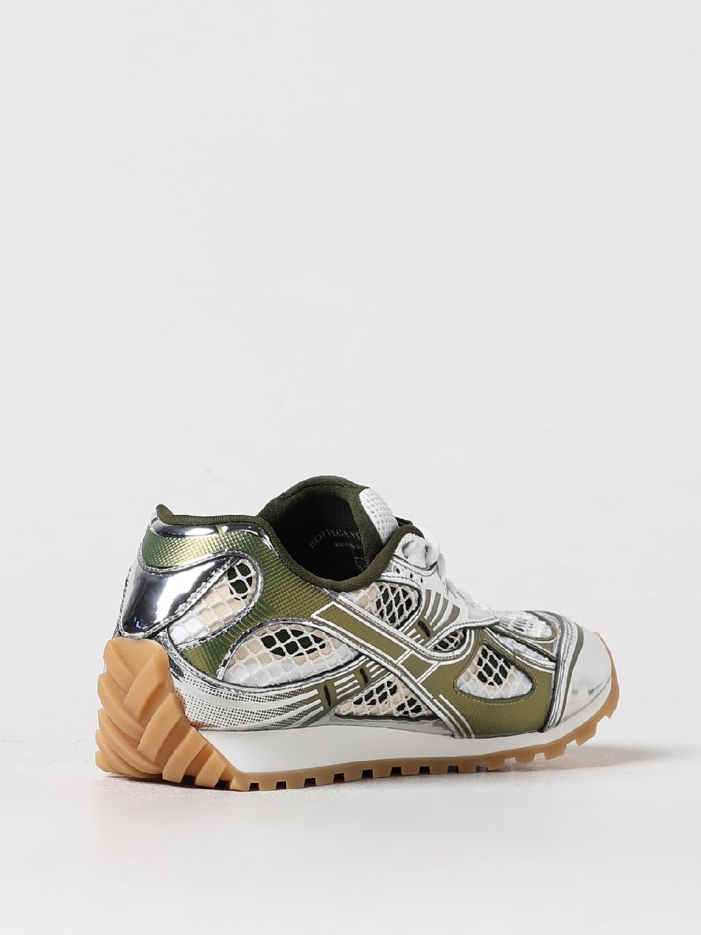 Giglio Sneakers Orbit Bottega Veneta in mesh e pelle sintetica laminata Nuova