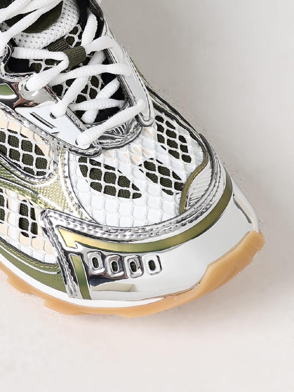 Giglio Sneakers Orbit Bottega Veneta in mesh e pelle sintetica laminata Nuova