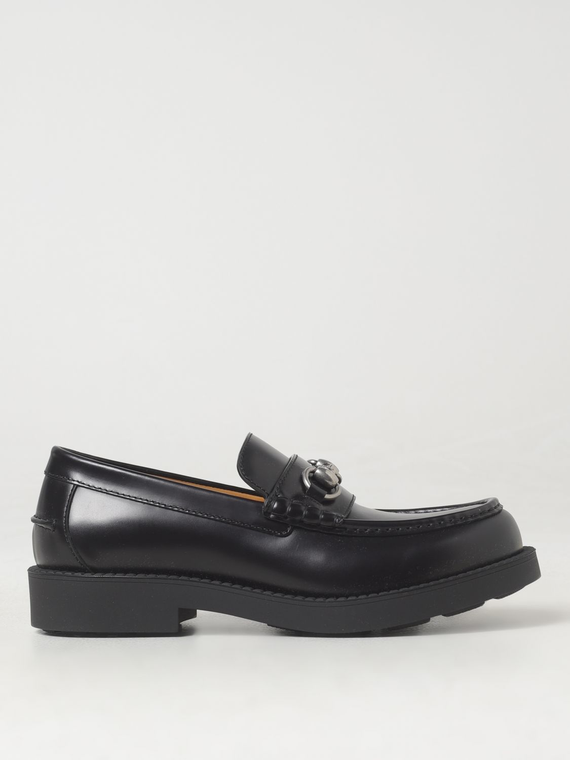 Giglio Mocassino Horsebit Gucci in pelle spazzolata