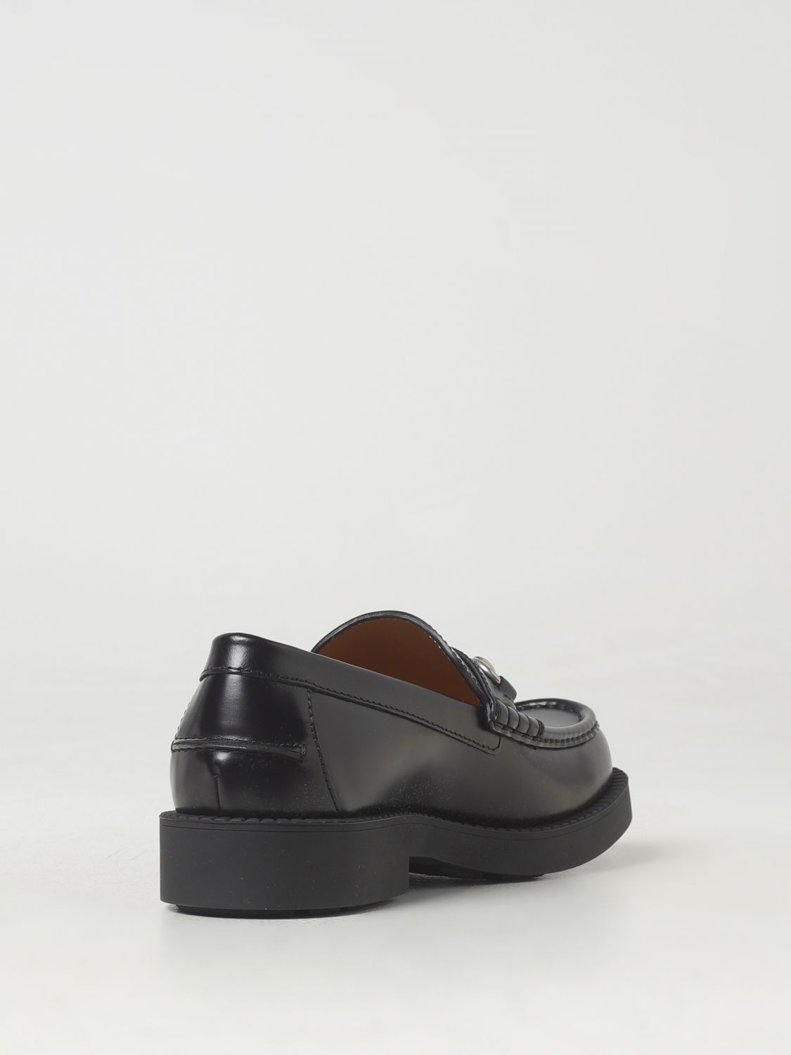 Giglio Mocassino Horsebit Gucci in pelle spazzolata Moda