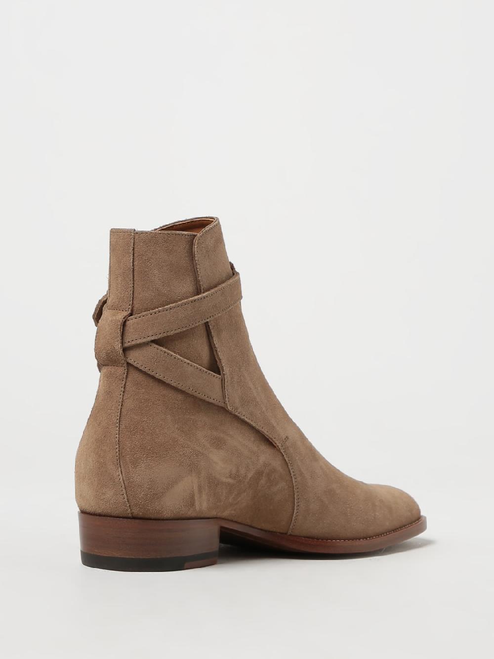 Giglio Strivaletto Wyatt Saint Laurent in camoscio Comprare a buon mercato