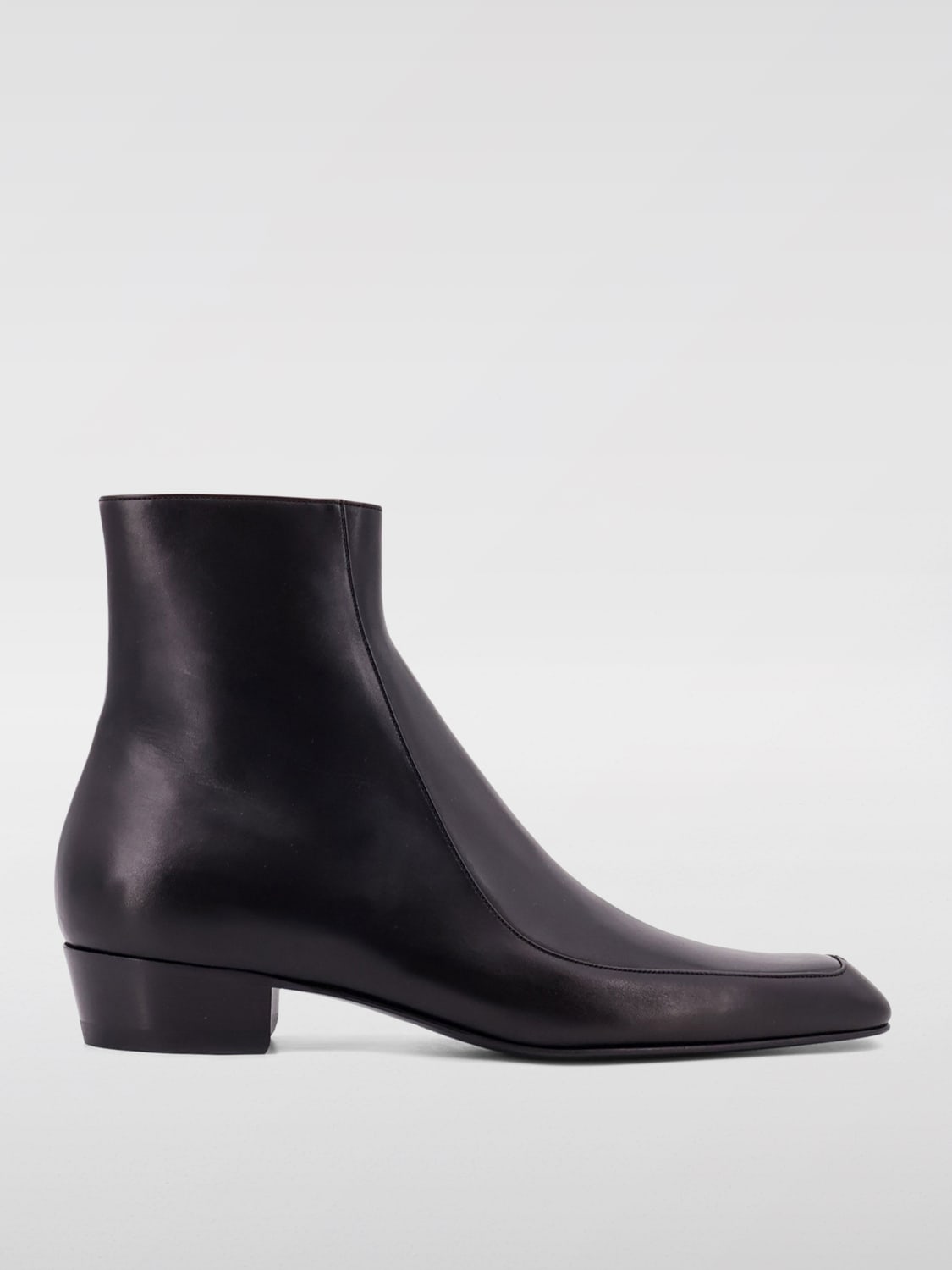 Giglio Stivaletto Augustin Saint Laurent in pelle Flash Sale