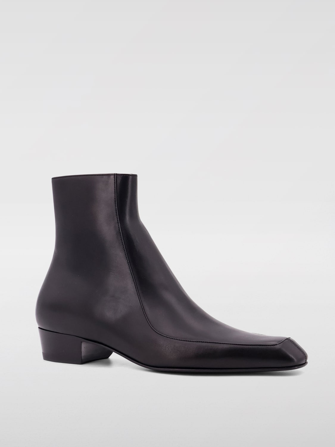 Giglio Stivaletto Augustin Saint Laurent in pelle Flash Sale