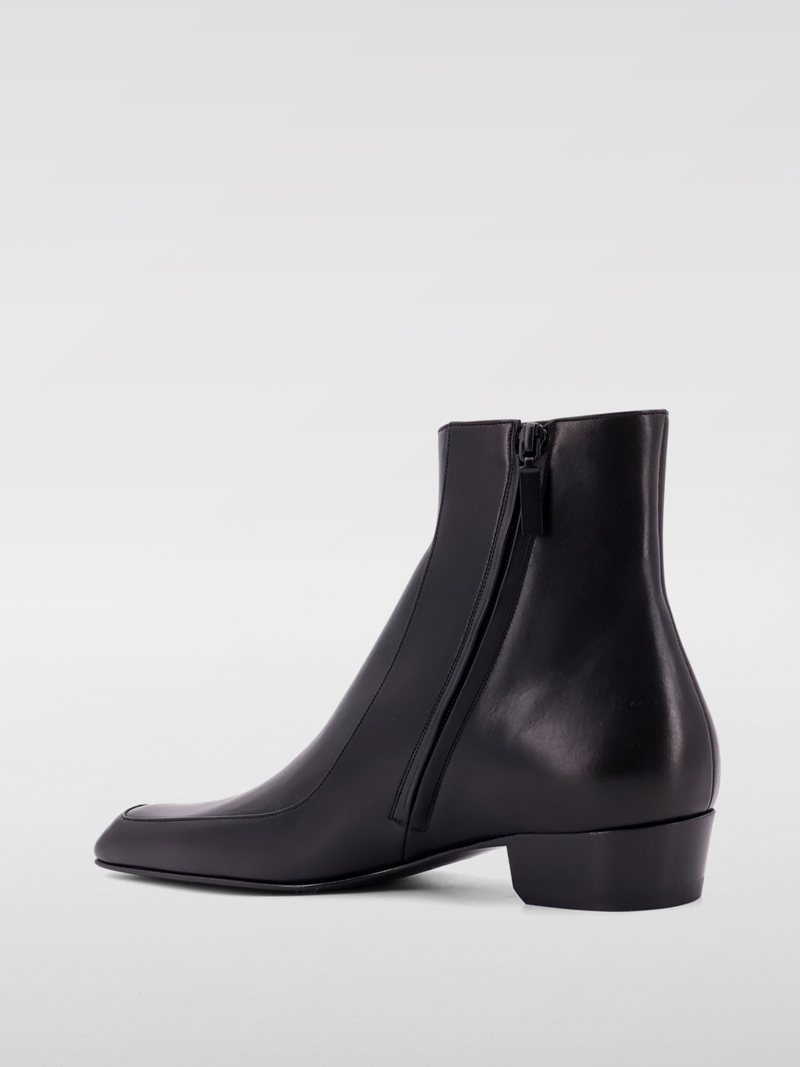 Giglio Stivaletto Augustin Saint Laurent in pelle Flash Sale
