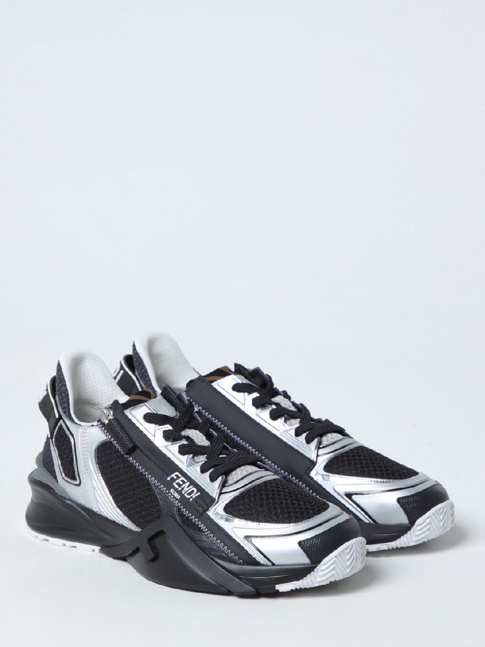 Giglio Sneakers Flow Fendi in mesh e pelle Vendite stagionali