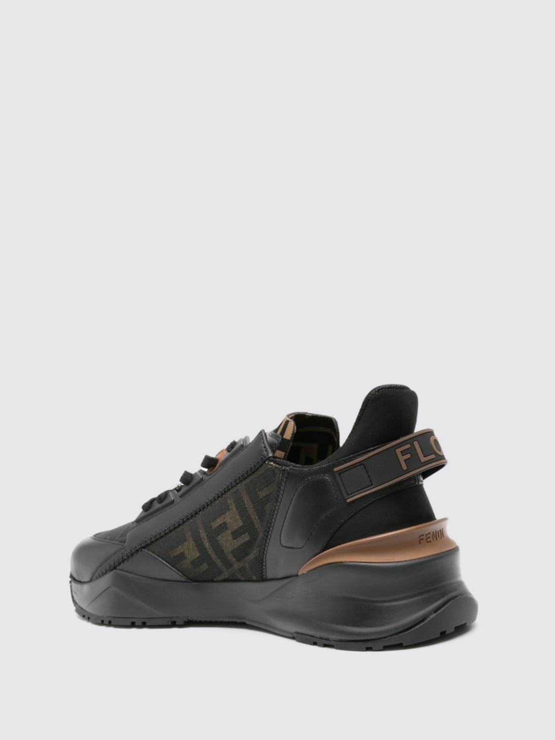 Giglio Sneakers Flow Fendi in tessuto FF e pelle Offerta Giorno del Papà