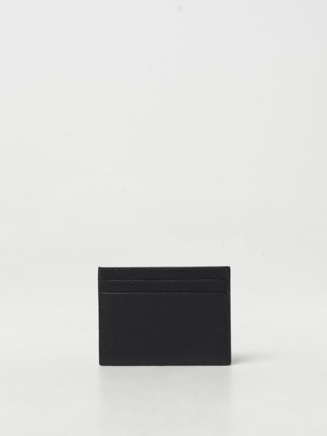Giglio Portacarte di credito Saint Laurent in pelle grain de poudre Offerte giornaliere