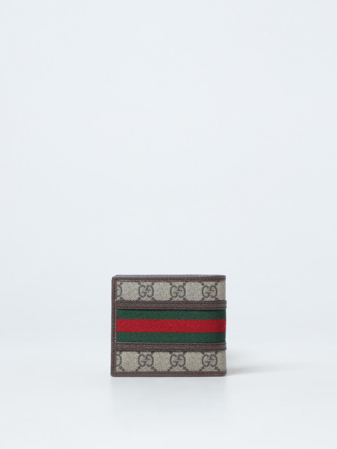 Giglio Portafoglio Ophidia Gucci in tessuto GG Supreme e pelle a grana 50% di sconto con spedizione gratuita