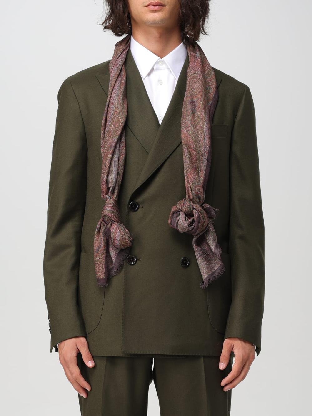 Giglio Sciarpa Paisley Etro in modal e cashmere jacquard Vendita