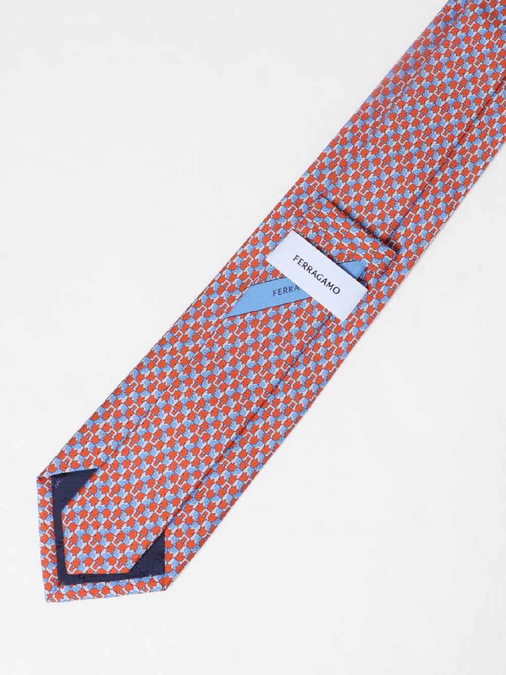 Giglio Cravatta Ferragamo in seta jacquard Hotsell