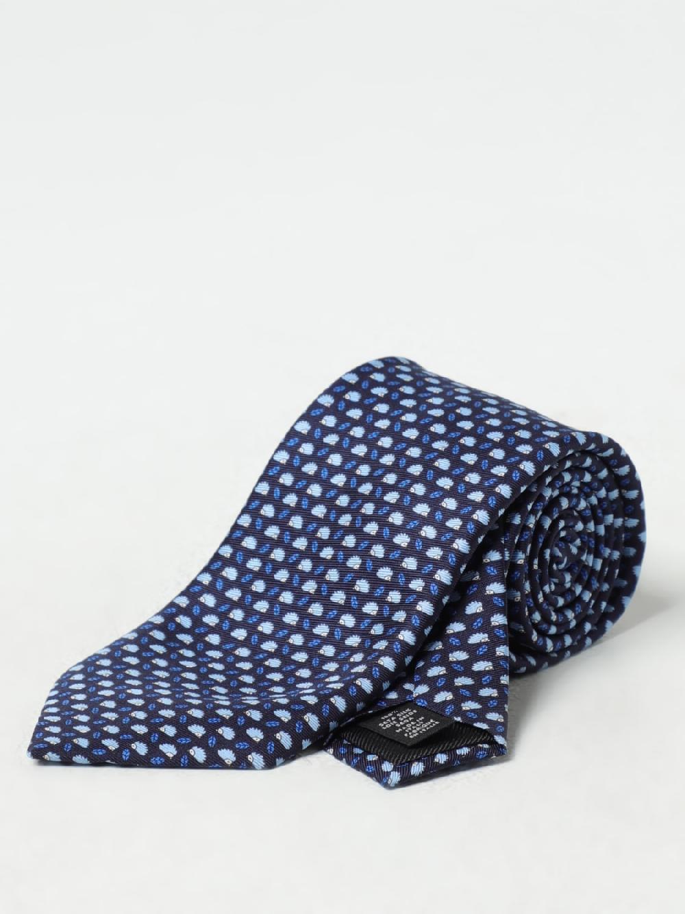 Giglio Cravatta Zegna in seta stampata