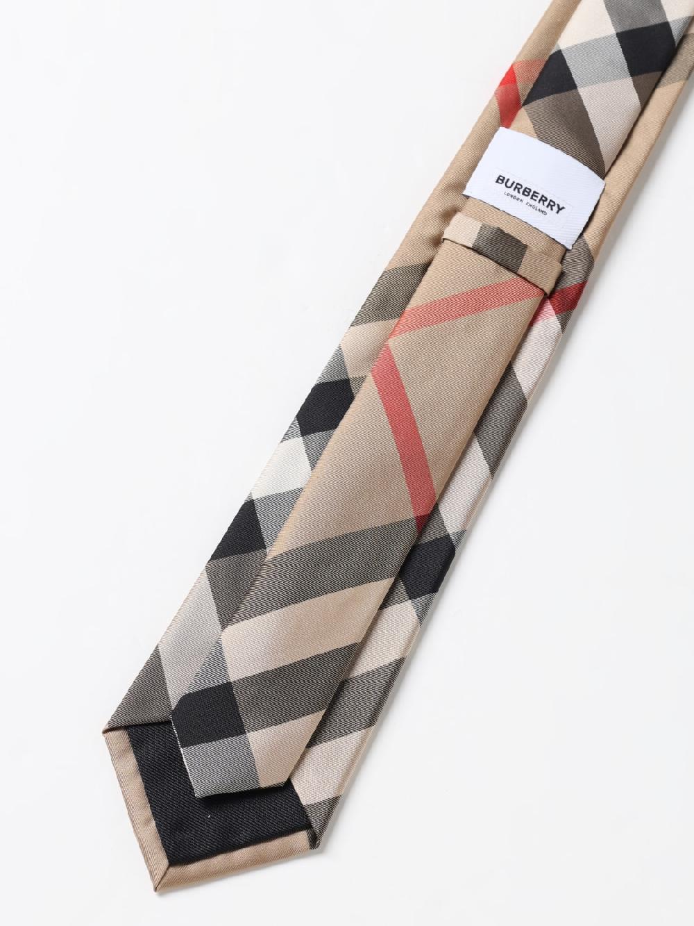 Giglio Cravatta Vintage Check Burberry in seta jacquard Sconto di tempo limitato
