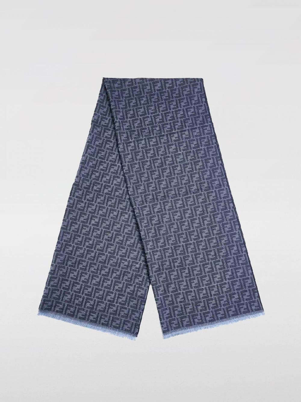 Giglio Sciarpa FF Fendi in lana di tosa jacquard Shopping online