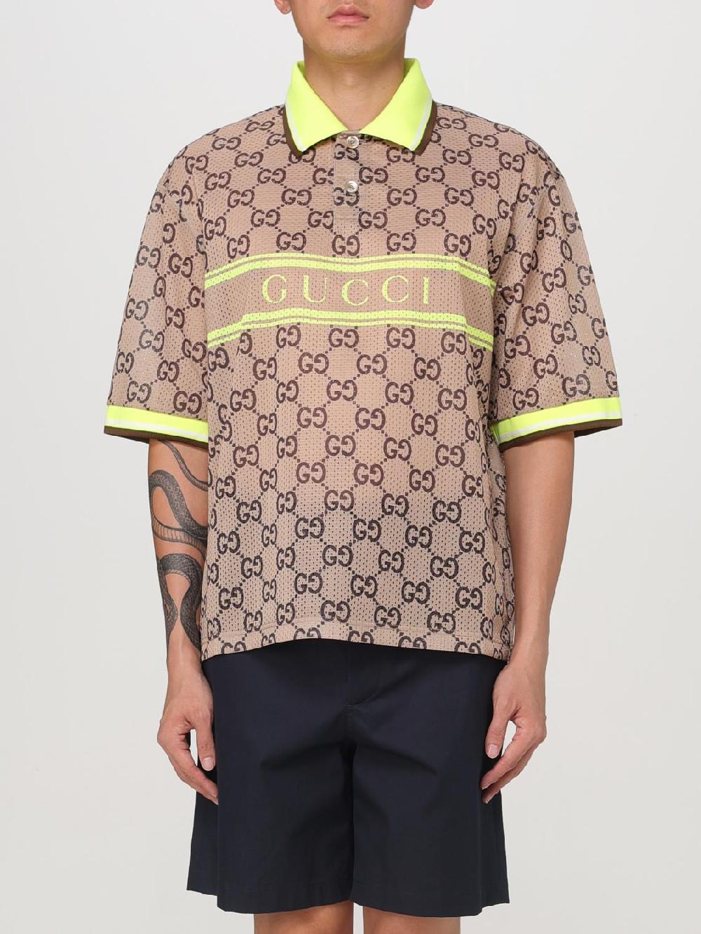 Giglio Giacca Gucci in nylon con monogramm all-over