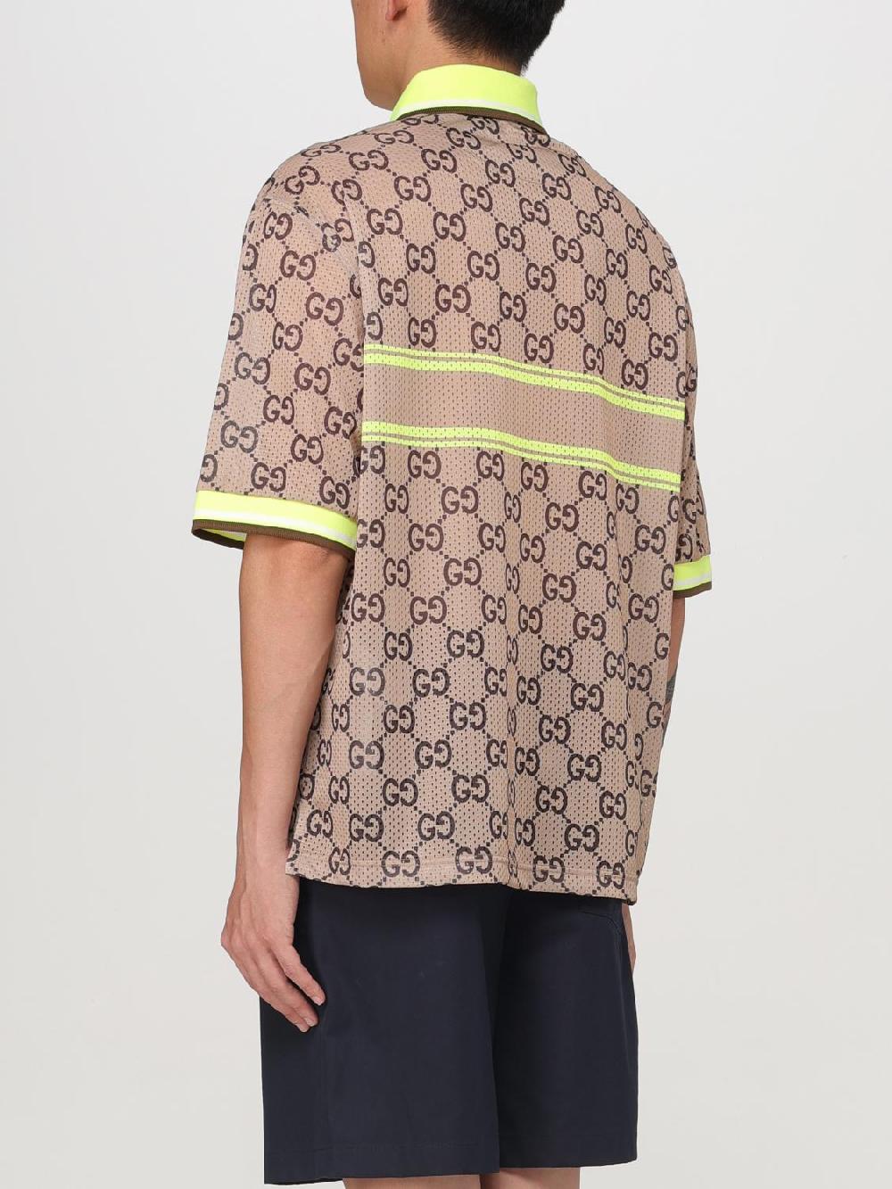 Giglio Giacca Gucci in nylon con monogramm all-over Offerte stagionali