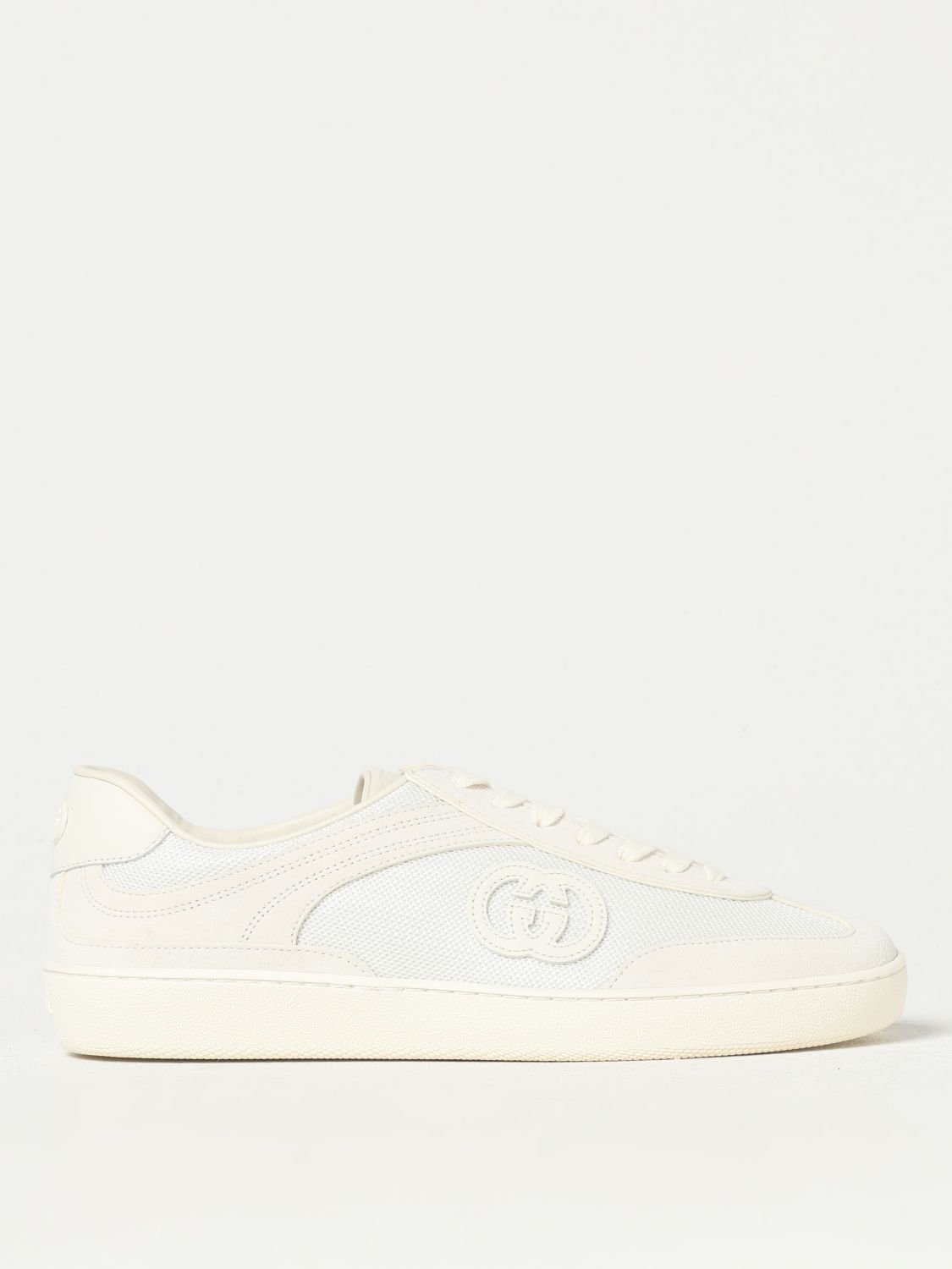 Giglio Sneakers GG Gucci in camoscio e mesh Ritorno libero