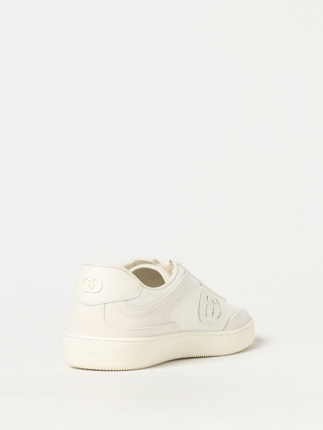 Giglio Sneakers GG Gucci in camoscio e mesh Ritorno libero