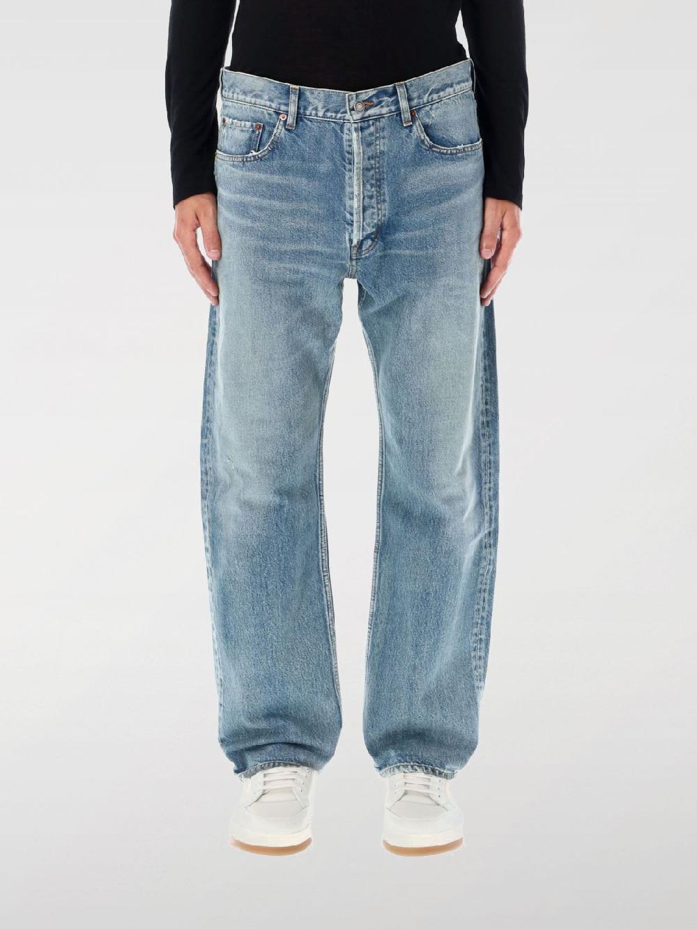 Giglio Jeans Saint Laurent in denim di cotone Ultimi tre giorni