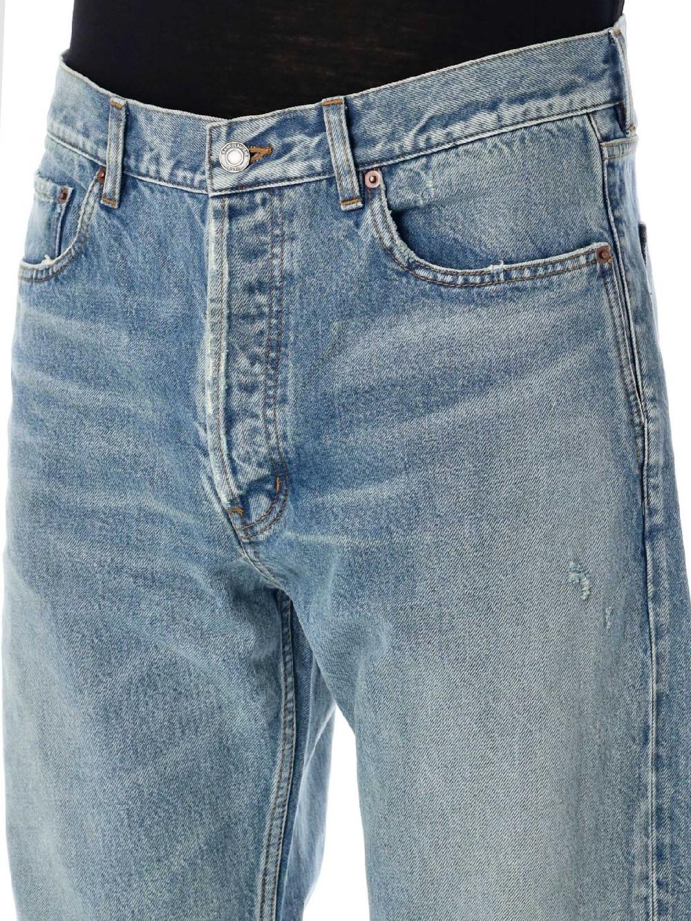 Giglio Jeans Saint Laurent in denim di cotone Ultimi tre giorni