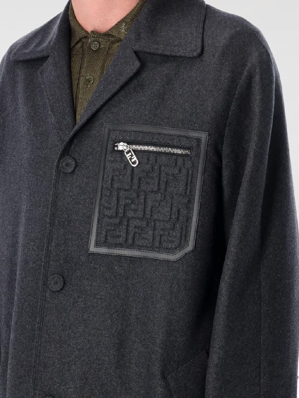 Giglio Cappotto Fendi in feltro Fino al 60% di sconto