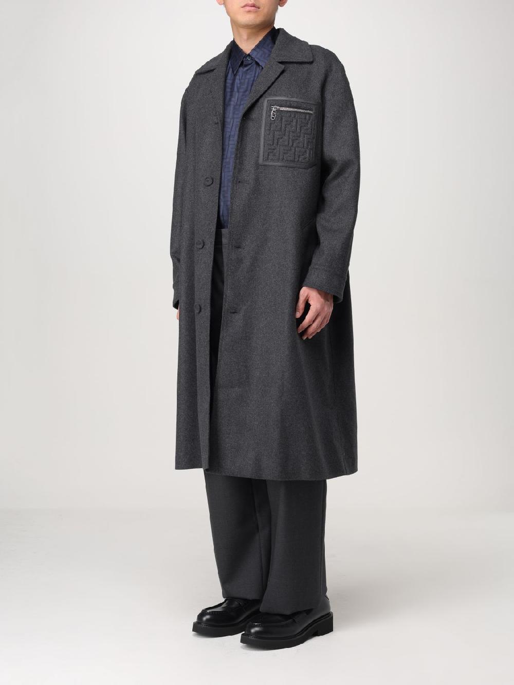 Giglio Cappotto Fendi in feltro Fino al 60% di sconto