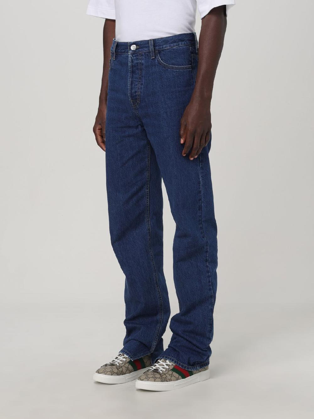 Giglio Jeans Gucci in denim di cotone Solo un giorno rimasto