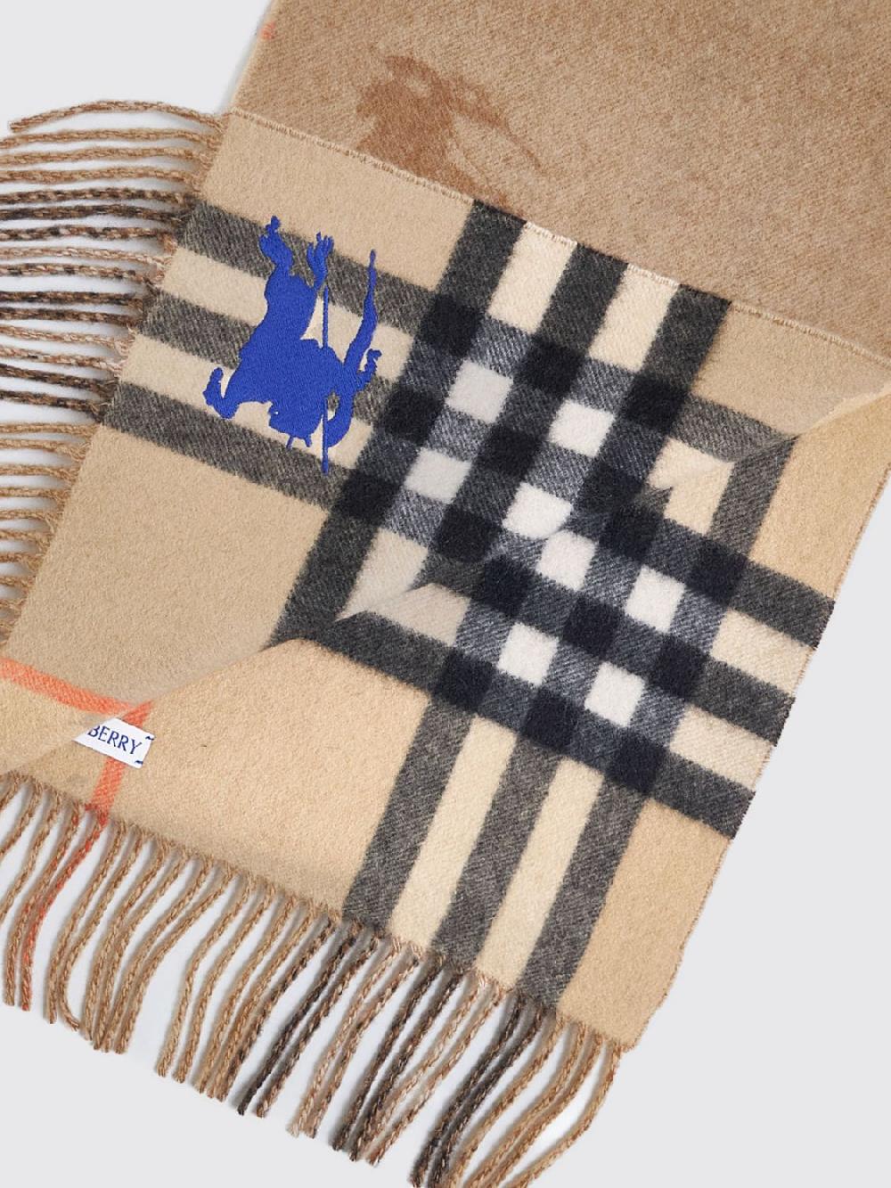 Giglio Sciarpa Burberry reversibile in cashmere jacquard Super sconto
