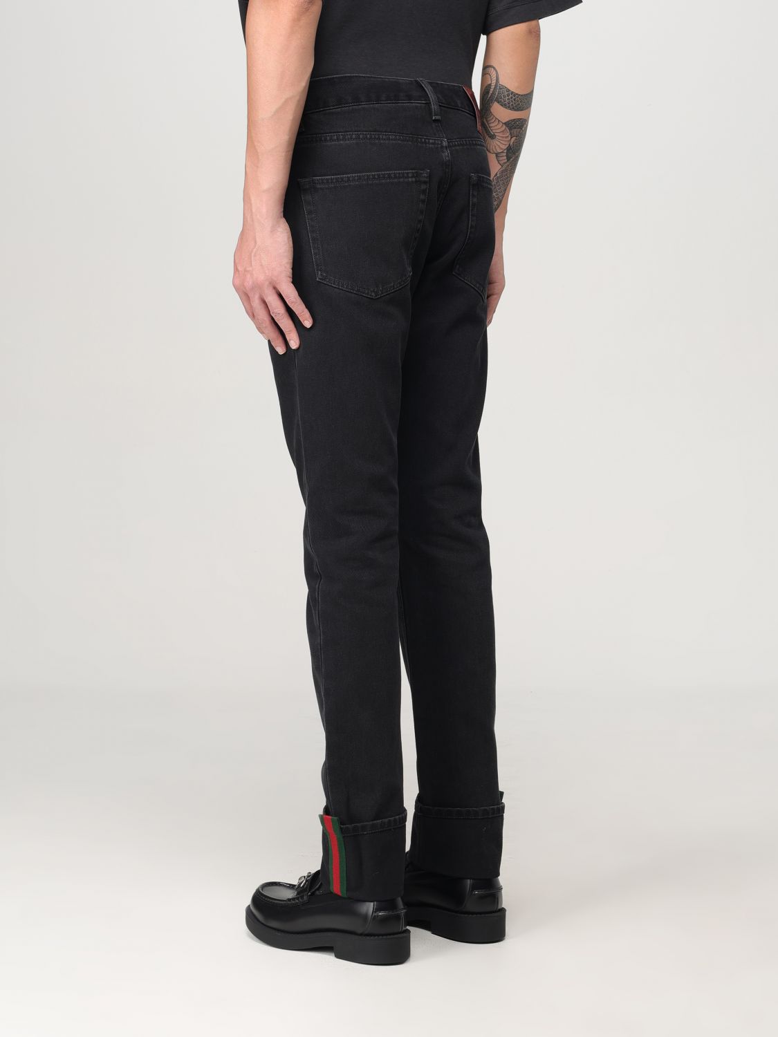 Giglio Jeans Gucci in denim di cotone 2025