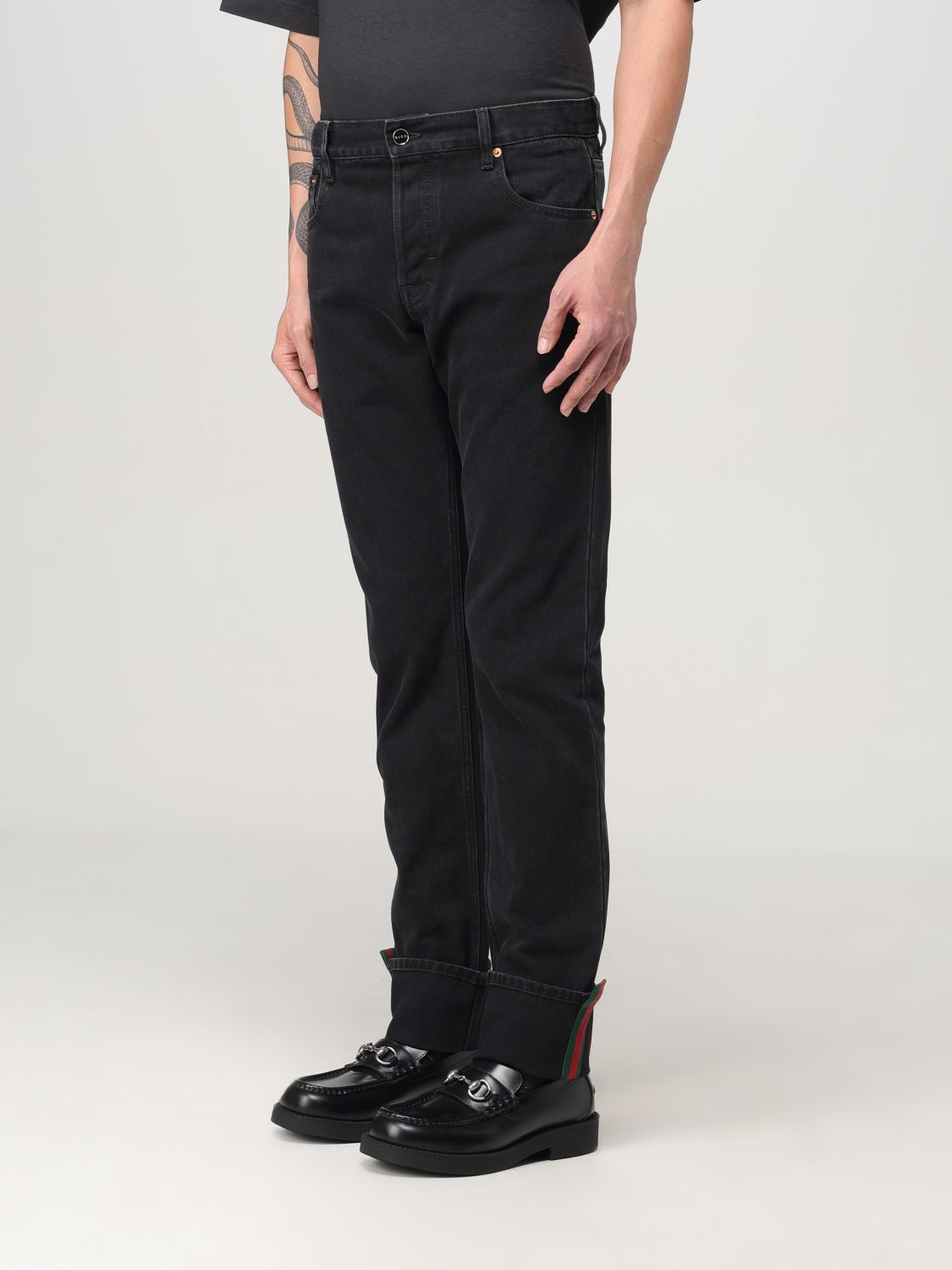 Giglio Jeans Gucci in denim di cotone 2025