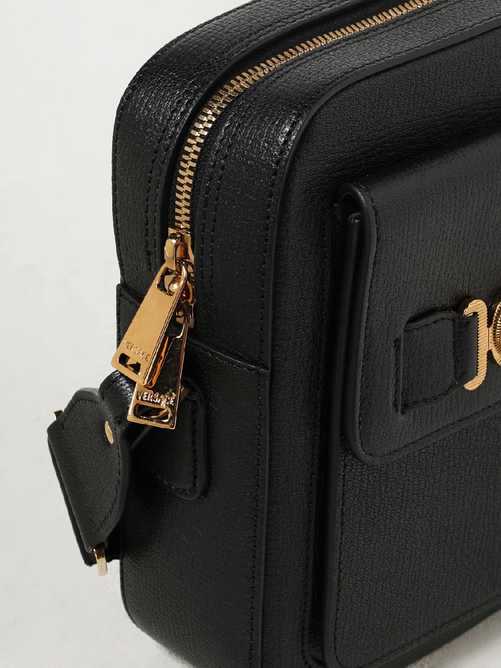 Giglio Borsa Biggie Versace in pelle con Medusa Versace Promozione
