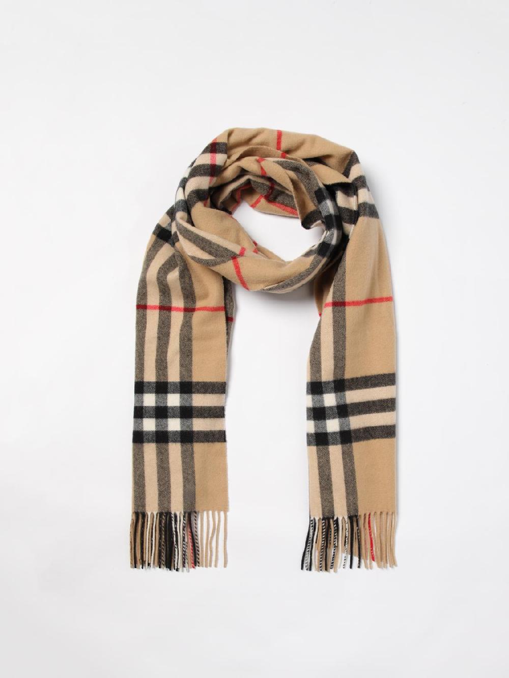 Giglio Sciarpa Vintage Check Burberry in cashmere jacquard Negozi Online