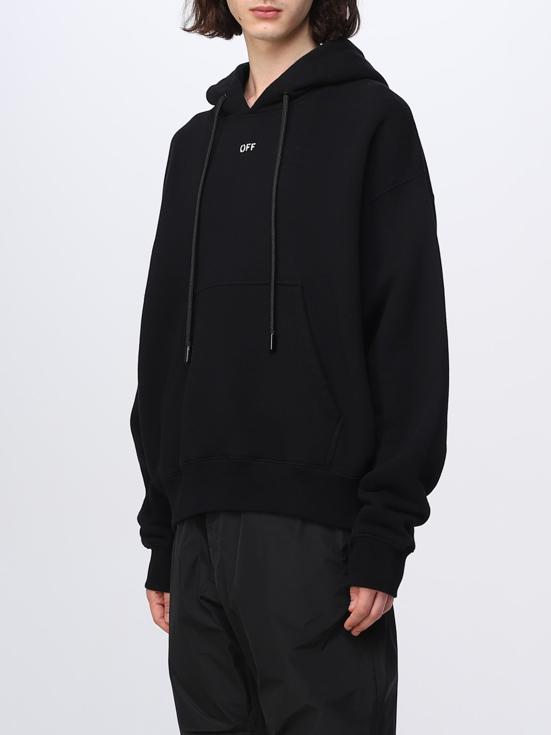 Giglio Felpa Off-white in cotone Promozione Limitata